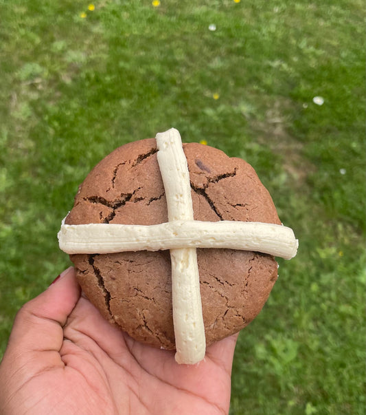 Choc Cross Bun